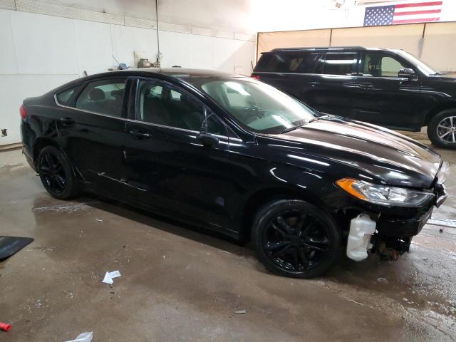 3FA6P0H72JR191161 - 2018 FORD FUSION SE BLACK photo 4