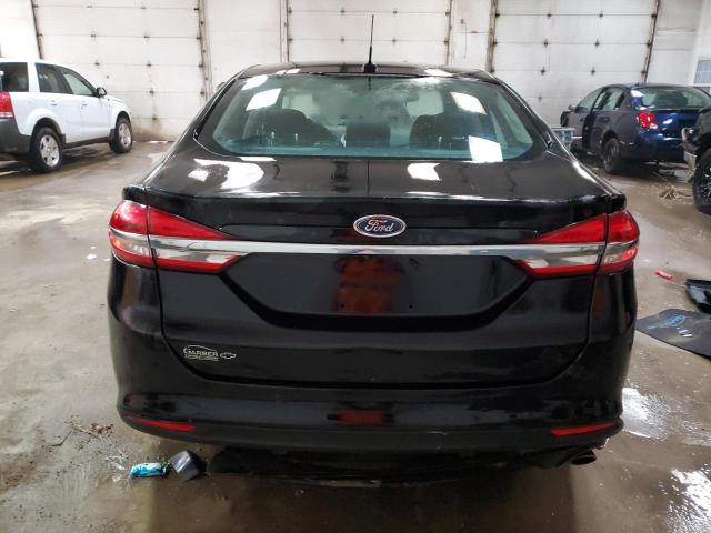 3FA6P0H72JR191161 - 2018 FORD FUSION SE BLACK photo 6