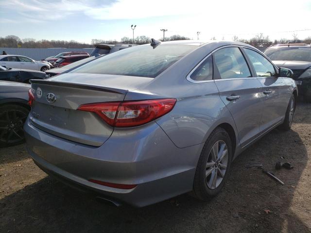 5NPE24AFXHH541405 - 2017 HYUNDAI SONATA SE SILVER photo 3