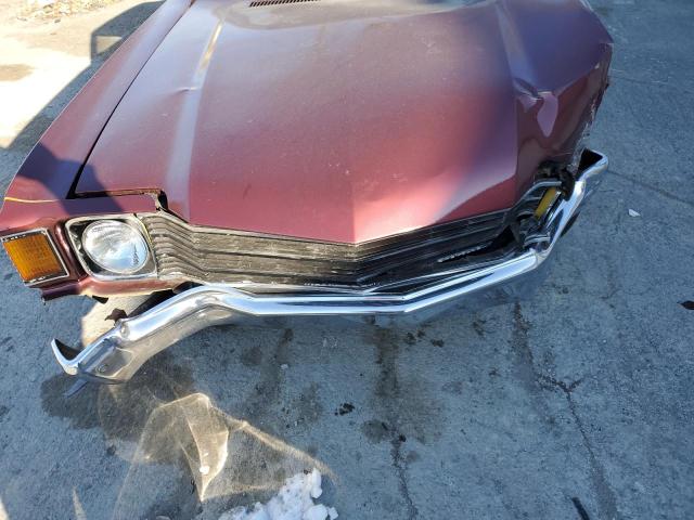 1C37H2B560539 - 1972 CHEVROLET CHEVELLE 勃艮第红 照片 11