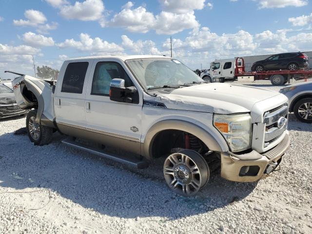 1FT7W2BT2BEA84294 - 2011 FORD F250 SUPER DUTY WHITE photo 4