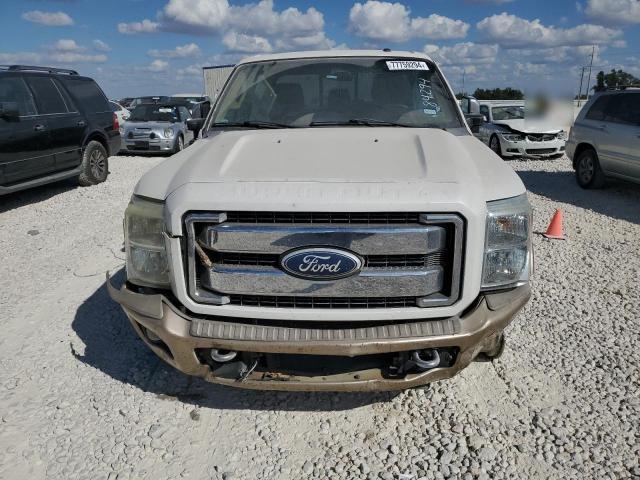 1FT7W2BT2BEA84294 - 2011 FORD F250 SUPER DUTY WHITE photo 5