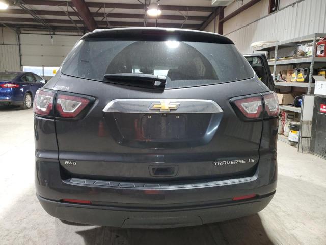 1GNKVFED4DJ121694 - 2013 CHEVROLET TRAVERSE LS GRAY photo 6