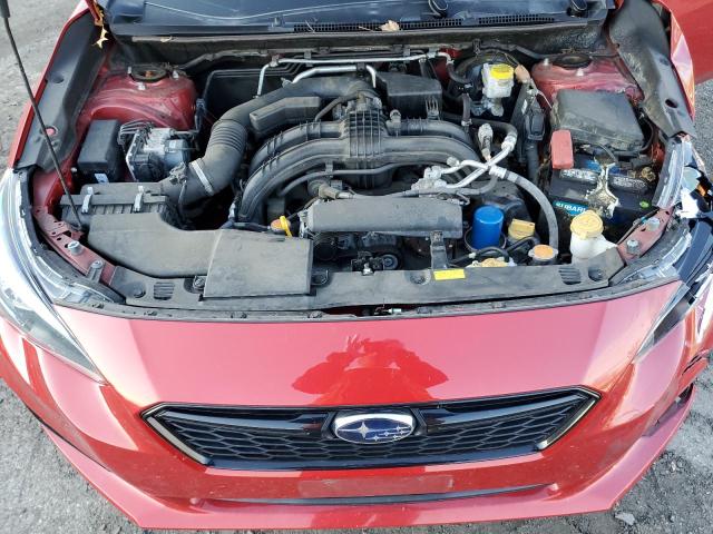 4S3GTAM67K3712453 - 2019 SUBARU IMPREZA SPORT RED photo 11