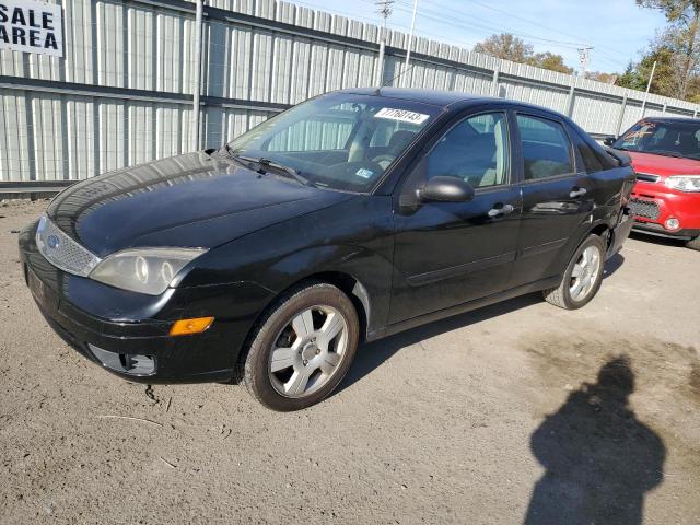 1FAFP34N06W113620 - 2006 FORD FOCUS ZX4 BLACK photo 1