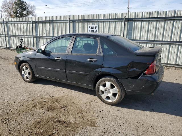 1FAFP34N06W113620 - 2006 FORD FOCUS ZX4 BLACK photo 2