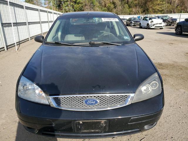 1FAFP34N06W113620 - 2006 FORD FOCUS ZX4 BLACK photo 5