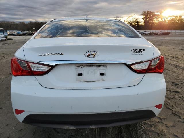 5NPEB4AC6EH898999 - 2014 HYUNDAI SONATA GLS WHITE photo 6