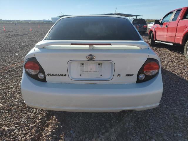 JN1CA31A4YT014581 - 2000 NISSAN MAXIMA GLE WHITE photo 6