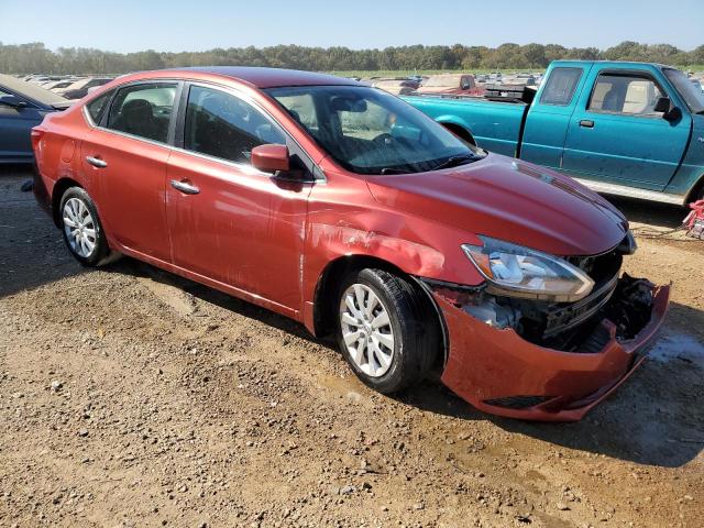 3N1AB7AP7HY275534 - 2017 NISSAN SENTRA S RED photo 4