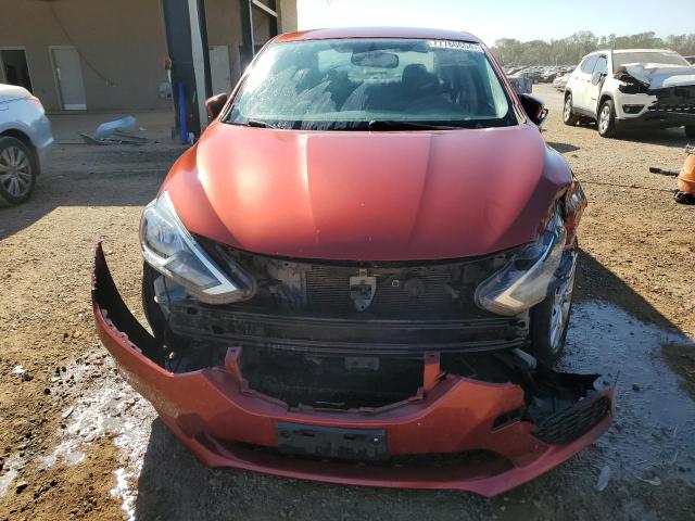 3N1AB7AP7HY275534 - 2017 NISSAN SENTRA S RED photo 5