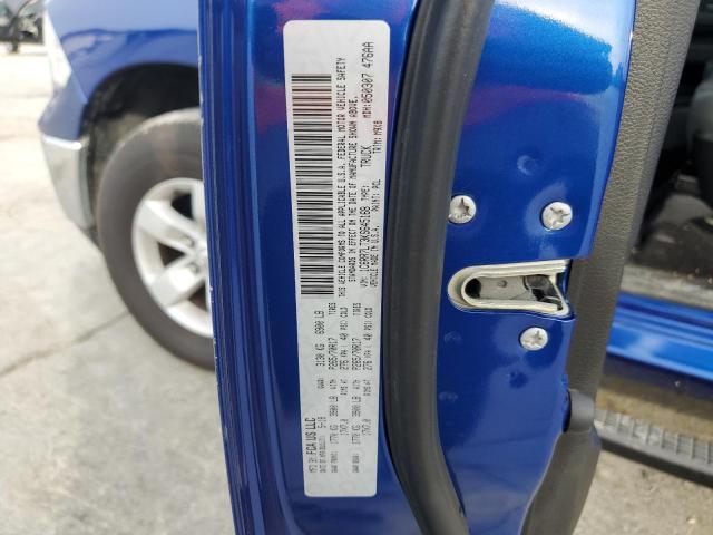 1C6RR7LT3KS645168 - 2019 RAM 1500 CLASS SLT 蓝色 照片 12