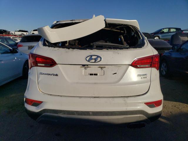 5XYZTDLBXHG406005 - 2017 HYUNDAI SANTA FE S WHITE photo 6