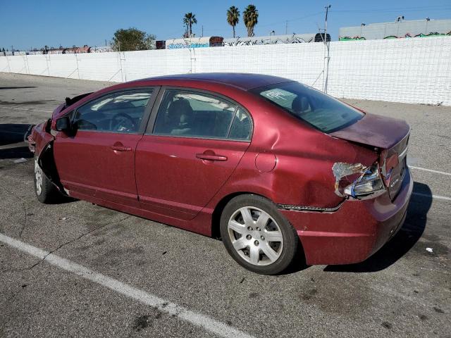 19XFA1F54AE068732 - 2010 HONDA CIVIC LX BURGUNDY photo 2