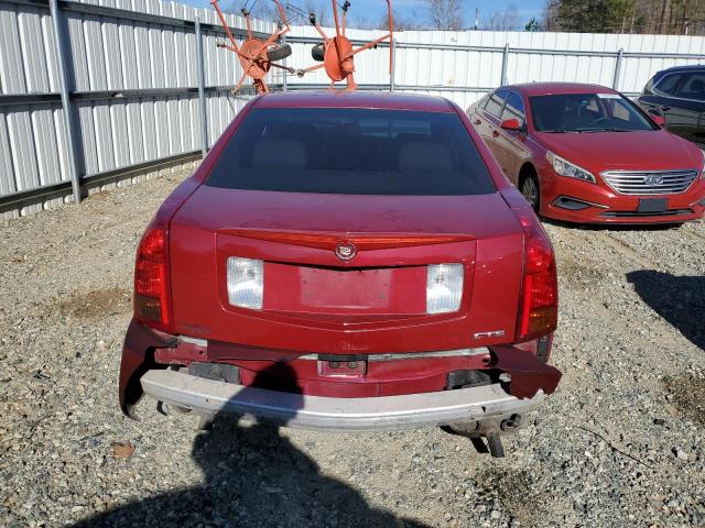 1G6DM577040142931 - 2004 CADILLAC CTS BURGUNDY photo 6