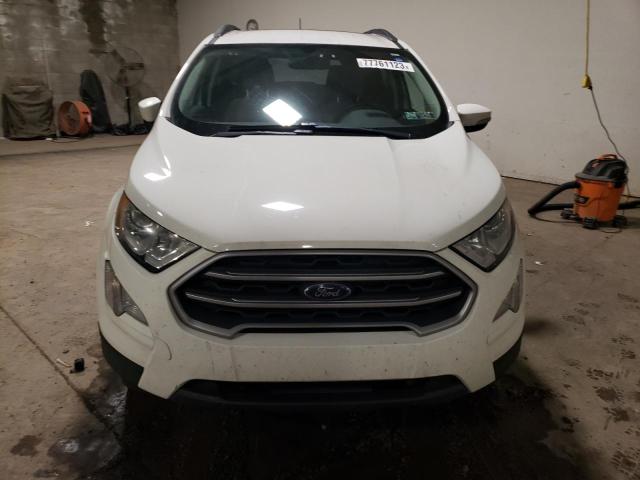 MAJ3S2GE7KC257054 - 2019 FORD ECOSPORT SE WHITE photo 5