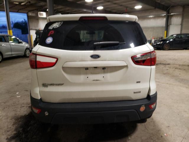 MAJ3S2GE7KC257054 - 2019 FORD ECOSPORT SE WHITE photo 6
