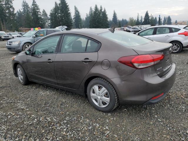 3KPFK4A7XHE103176 - 2017 KIA FORTE LX BROWN photo 2