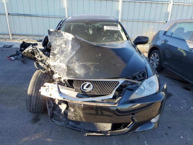 JTHCK262372017058 - 2007 LEXUS IS 250 BLACK photo 5