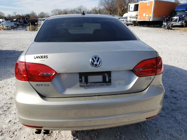 3VWLL7AJ5EM301465 - 2014 VOLKSWAGEN JETTA TDI GOLD photo 6