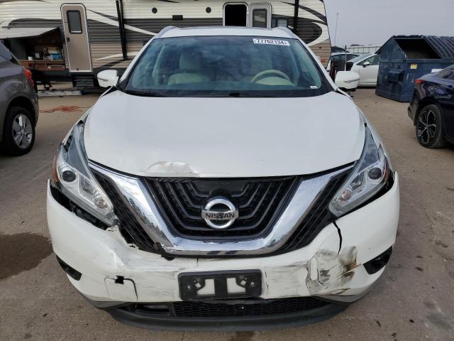 5N1AZ2MH3FN220293 - 2015 NISSAN MURANO S WHITE photo 5