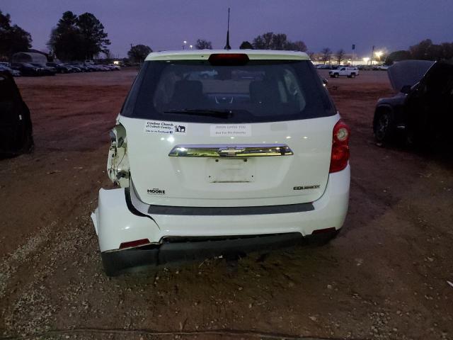 1GNALBEK7DZ111347 - 2013 CHEVROLET EQUINOX LS WHITE photo 6