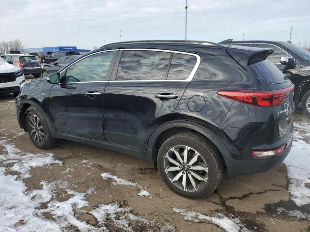 KNDPNCAC1J7394935 - 2018 KIA SPORTAGE EX BLACK photo 2