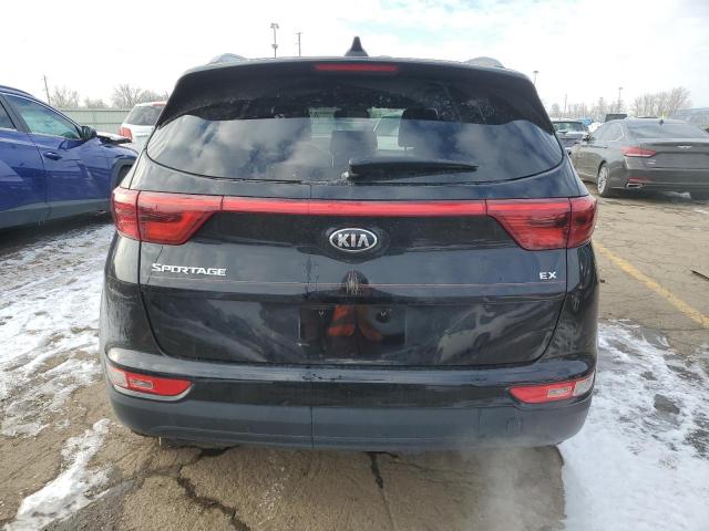 KNDPNCAC1J7394935 - 2018 KIA SPORTAGE EX BLACK photo 6