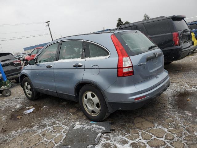 5J6RE4H39BL071482 - 2011 HONDA CR-V LX BLUE photo 2