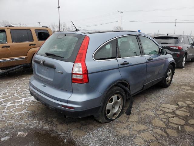 5J6RE4H39BL071482 - 2011 HONDA CR-V LX BLUE photo 3