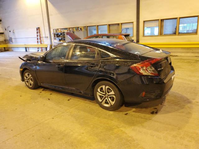 2HGFC2F55HH560153 - 2017 HONDA CIVIC LX BLACK photo 2