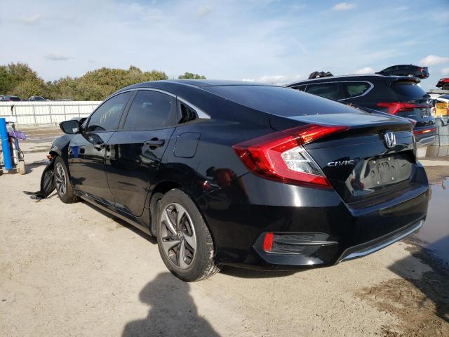 19XFC2F69LE002902 - 2020 HONDA CIVIC LX BLACK photo 2