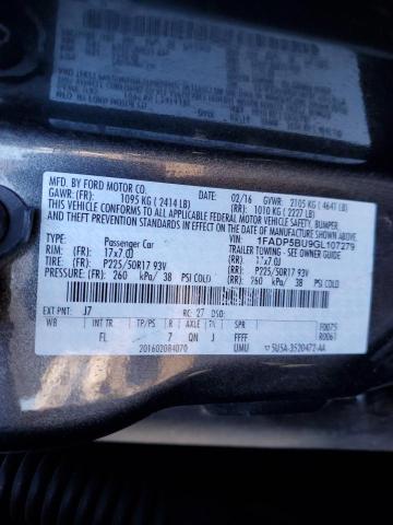 1FADP5BU9GL107279 - 2016 FORD C-MAX SEL CHARCOAL photo 13