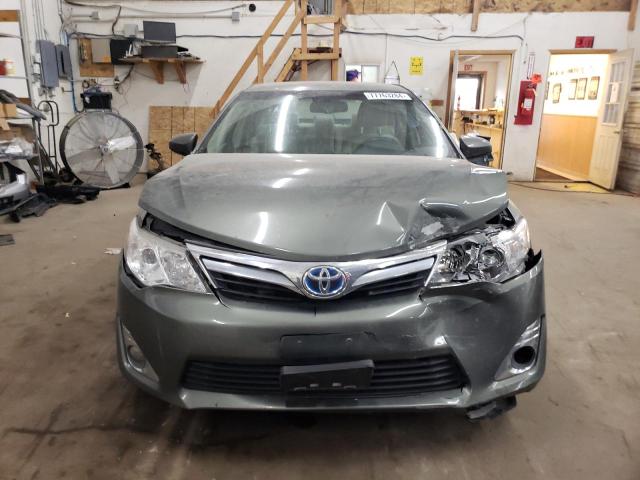 4T1BD1FK9CU051534 - 2012 TOYOTA CAMRY HYBRID GREEN photo 5