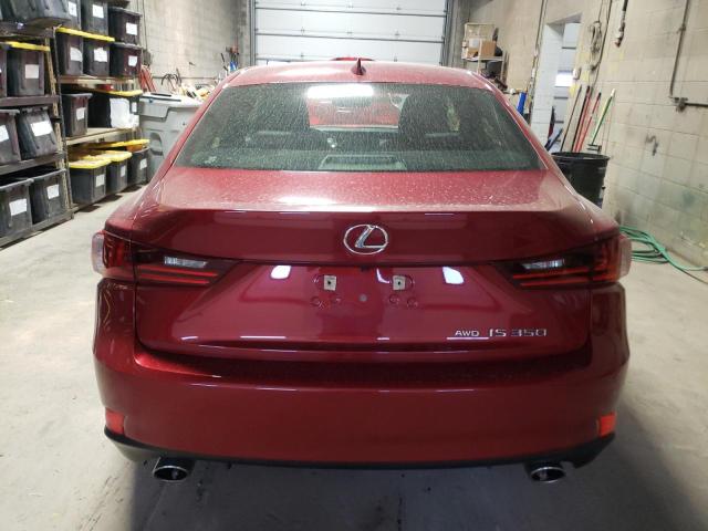 JTHCE1D29E5003374 - 2014 LEXUS IS 350 RED photo 6