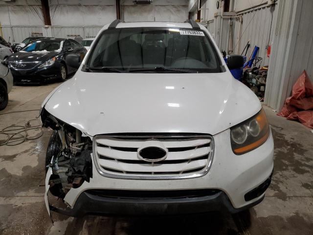 5XYZG3AB5BG069042 - 2011 HYUNDAI SANTA FE GLS WHITE photo 5