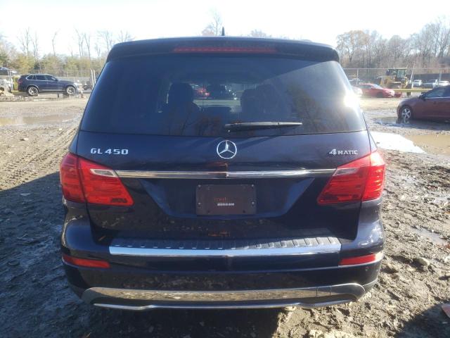 4JGDF6EE6GA634419 - 2016 MERCEDES-BENZ GL 450 4MATIC BLUE photo 6