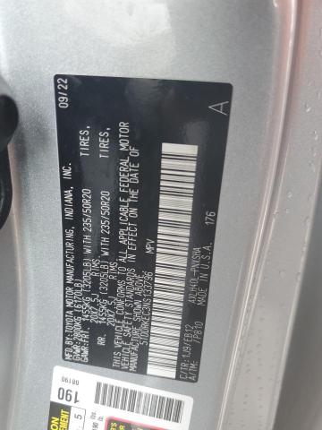 5TDDRKEC3NS133796 - 2022 TOYOTA SIENNA XSE GRAY photo 14