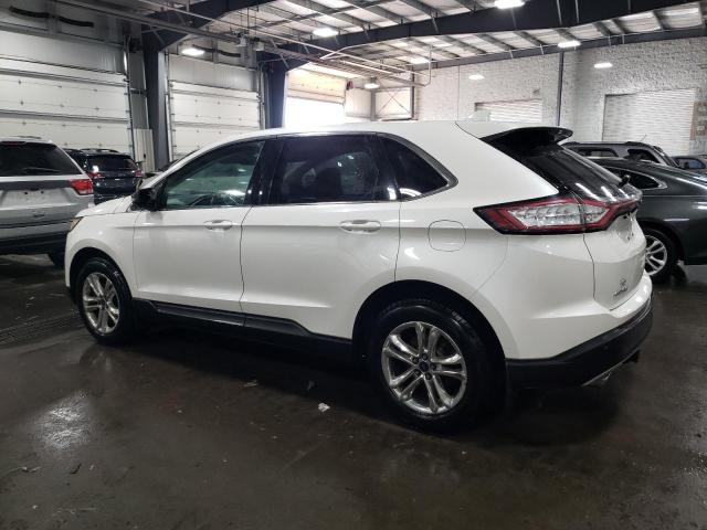 2FMTK4J82FBB35938 - 2015 FORD EDGE SEL WHITE photo 2