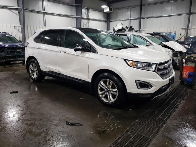 2FMTK4J82FBB35938 - 2015 FORD EDGE SEL WHITE photo 4