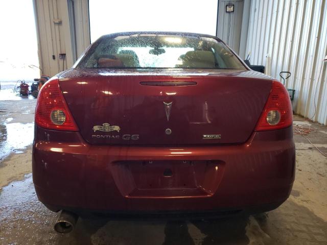 1G2ZA5E07A4129765 - 2010 PONTIAC G6 RED photo 6