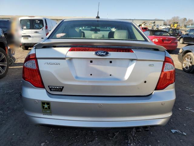 3FAHP0HA8CR102295 - 2012 FORD FUSION SE SILVER photo 6