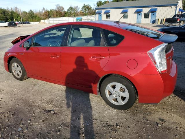 JTDKN3DU8B0285798 - 2011 TOYOTA PRIUS RED photo 2