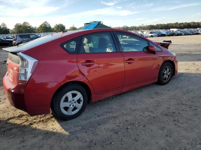 JTDKN3DU8B0285798 - 2011 TOYOTA PRIUS RED photo 3