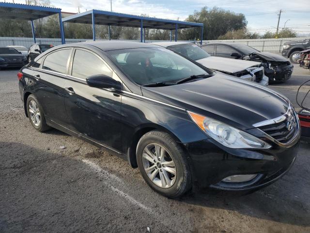 5NPEB4AC4DH653827 - 2013 HYUNDAI SONATA GLS BLACK photo 4