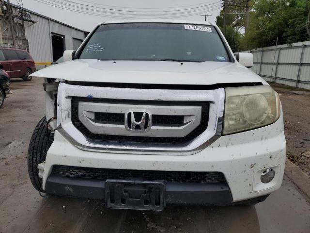 5FNYF4H57BB050018 - 2011 HONDA PILOT EXL WHITE photo 5