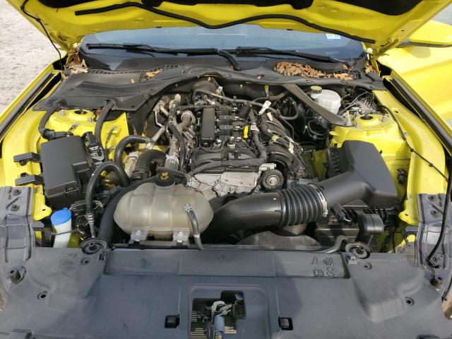 1FATP8UH4M5116579 - 2021 FORD MUSTANG YELLOW photo 11