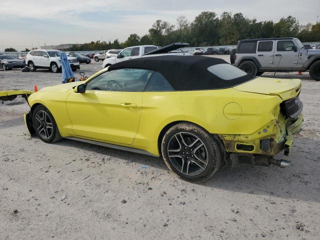 1FATP8UH4M5116579 - 2021 FORD MUSTANG YELLOW photo 2