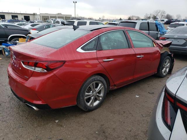 5NPE34AF6KH779160 - 2019 HYUNDAI SONATA LIMITED RED photo 3