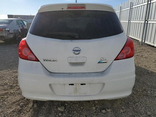 3N1BC1CP8AL395213 - 2010 NISSAN VERSA S WHITE photo 6